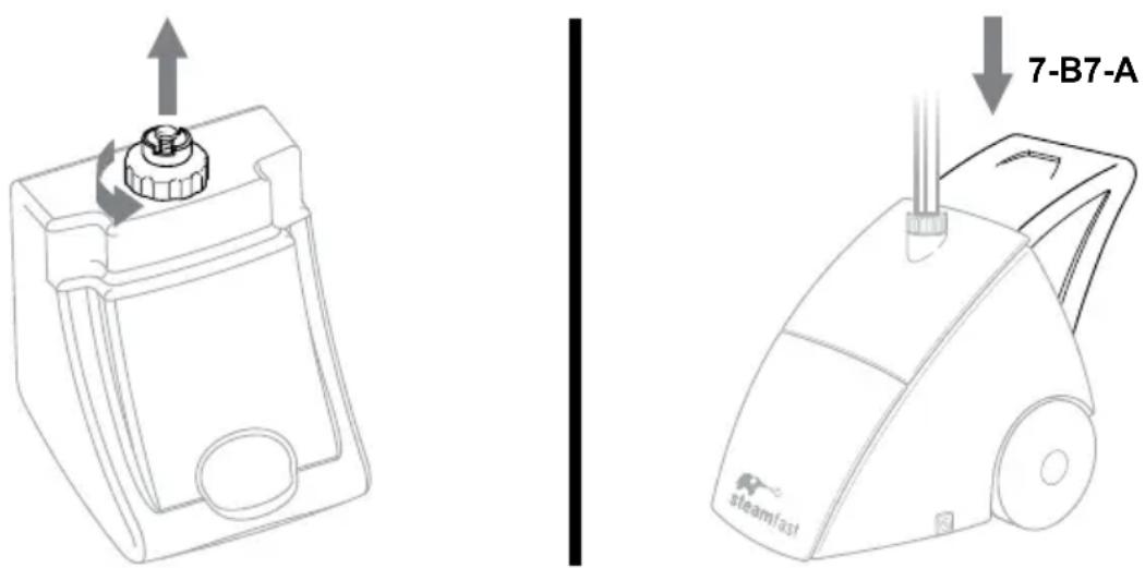 SteamFast SF-540 - FIXATION DE L'OUTIL À PLIS - 2