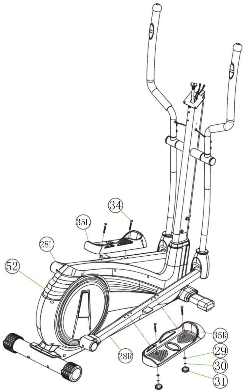 Motive Fitness CT 1500 - Aufbau / Assembly / Montaje / Montage - 2