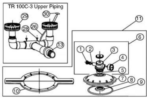 Pentair Triton TR 40 - Replacement Parts - 1