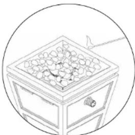 Uniflame GLT1343SP - NE PAS RETOURNER AU MAGASIN AVEC CET ARTICLE. - 1