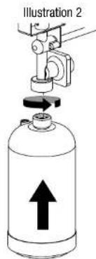 Uniflame GLT1343SP - Utilisez uniquement des bouteilles marquées « Propane ». - 2