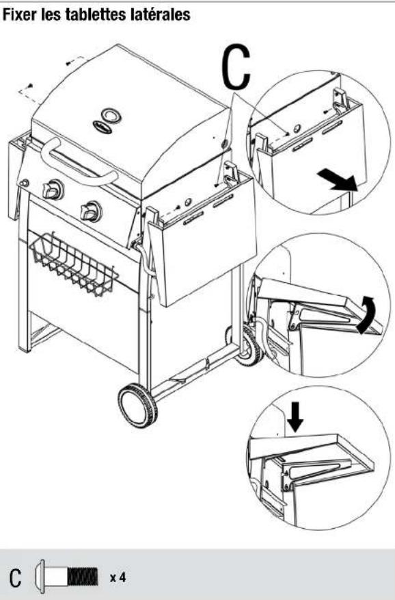 Uniflame GBC1405SP - Instructions d'assemblage (suite) - 12