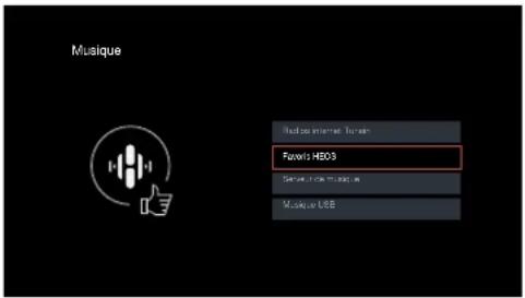 DENON AVR-S770H - Utilisez le curseur haut/bas pour sélectionner "Favoris HEOS", puis appuyez sur ENTER. - 1