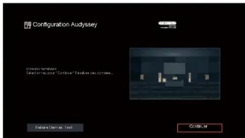 DENON AVR-S770H - Sélectionnez "Continuer" et appuyez ensuite sur ENTER. - 1