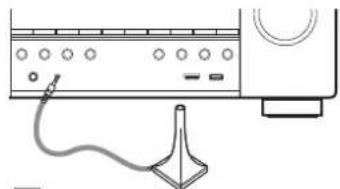 DENON AVR-S770H - Connectez le microphone de mesures et de configuration sur la prise SETUP MIC de cet appareil. - 1