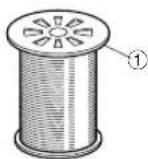 BROTHER 4234DT - Comment utiliser les disques bloque- bobines - 1