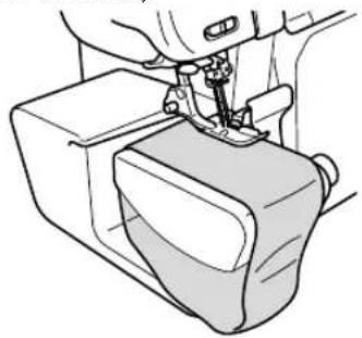 BROTHER 4234DT - Couture en mode bras libre (retrait de la table d'extension) - 2