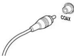 MARANTZ DV-12S1 - Connecting coaxial cables - 1