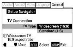 MARANTZ DV-12S1 - Sélectionnez le type de téléviseur dont vous disposez. - 1