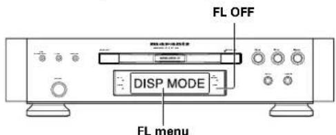 MARANTZ DV-12S2 - Sélection du menu FL - 1
