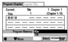 MARANTZ DV-12S2 - Programmation d'une liste de lecture - 5