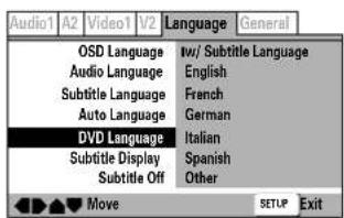 MARANTZ DV-12S2 - Subtitle Language—voir page 138. - 1