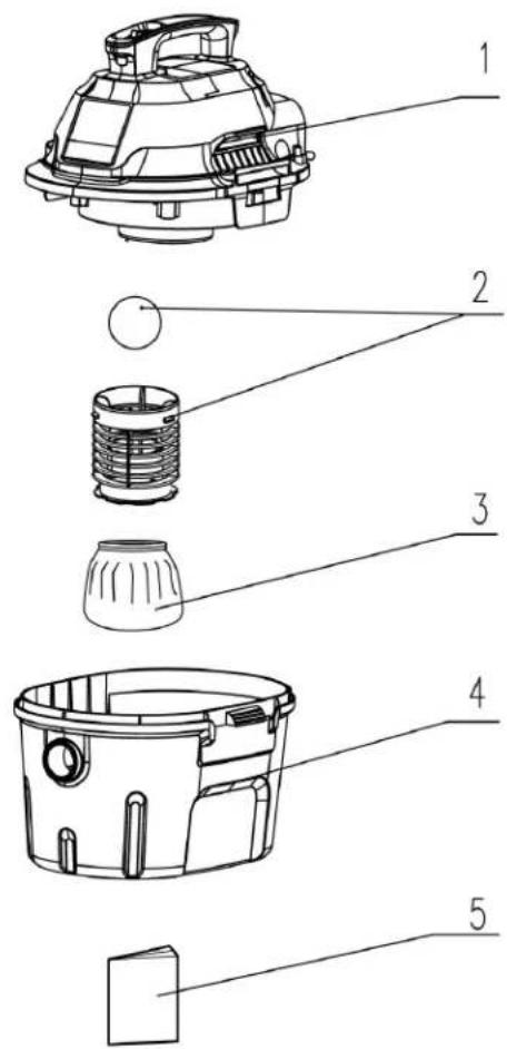Armor All AA255 - SCHEMA ÉCLATÉ ET LISTE DES PIEÇES - 1