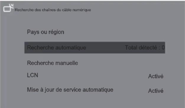 PANASONIC TX-32LSW504S - Recherche des chaînes (ATV analogique et cable) - 2
