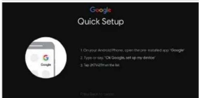 PANASONIC TX-32LSW504S - Step 2: (Only for some countries) Select whether or not to use and Android device to setup the TV. - 2