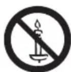 PANASONIC TX-32LSW504S - To prevent the spread of fire, keep candles or other open flames away from this product at all times - 1