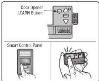 Door Opener LEARN Button Smart Control Panel