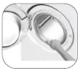 BEKO WUBT9212XBW - Nettoyage du hublot et du tambour - 2