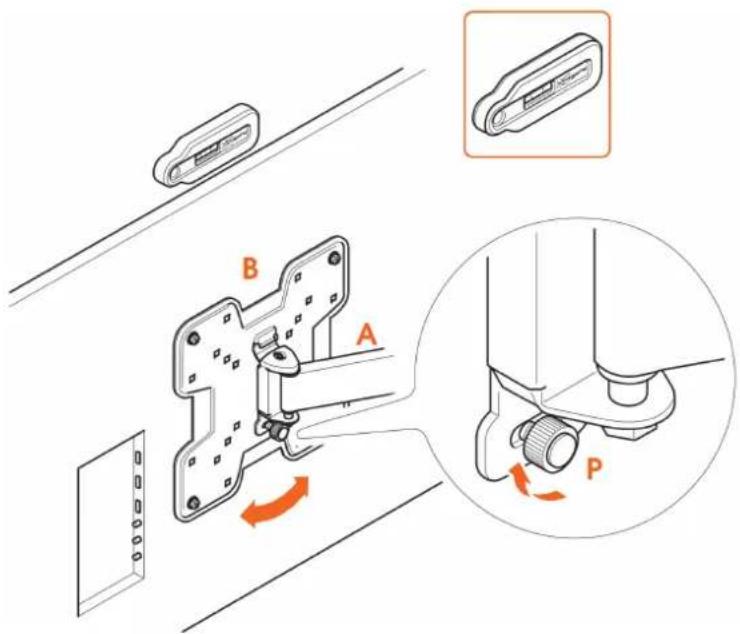 VOGELS TVM 3248 - Étape 3 : Fixer le téléviseur au support mural - 2
