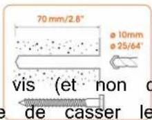 VOGELS TVM 3448 - Mur de béton / brique - 4