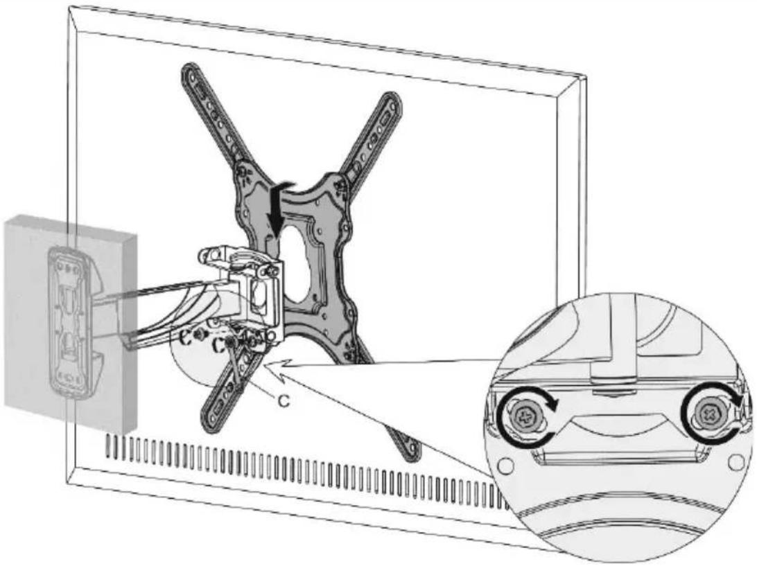 Digitus DA-90377 - UNIVERSAL FULL MOTION TV WALL MOUNT, 23" – 55" - 21