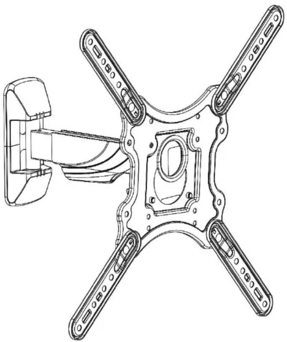 Digitus DA-90377 - UNIVERSAL FULL MOTION TV WALL MOUNT, 23" – 55" - 1