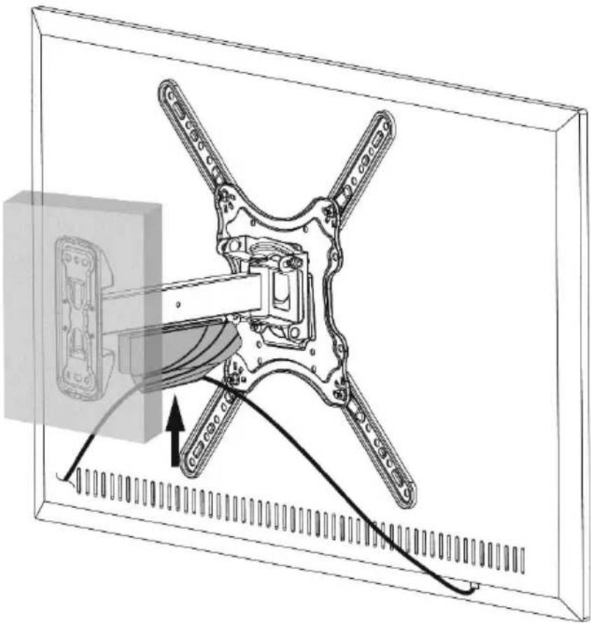 Digitus DA-90377 - UNIVERSAL FULL MOTION TV WALL MOUNT, 23" – 55" - 22