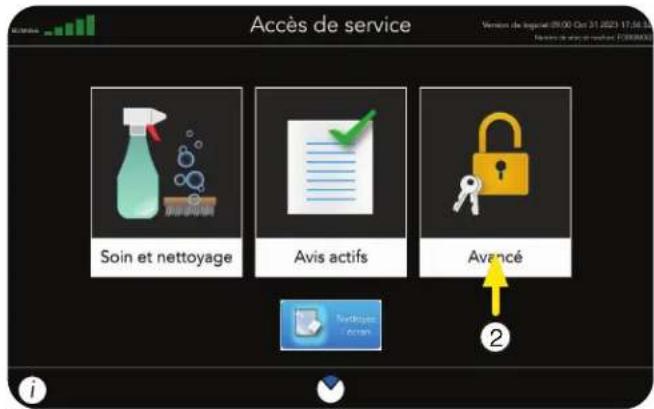 Accès de service Soin et nettoyage Avis actifs Avencé 2