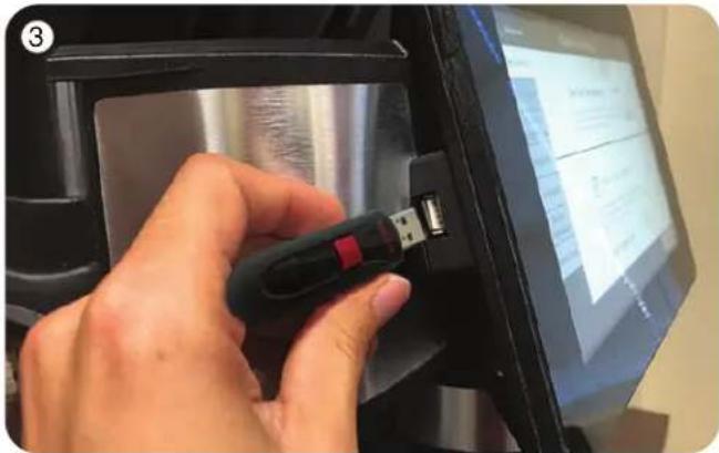 Votre marque Configuration MODE D'EMPLOI Remargue L'écran de "Configuration d'importation" peut permettre de copyer une machine. Importer configuration : fonctionnées avec une cie USB qui a déjà été prechargés avec le contenu autorisé d'une autre machine. Quenuf un importe à partir d'une où USB une…