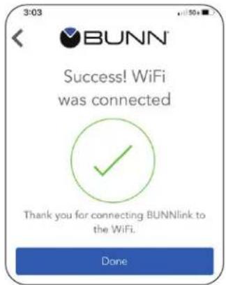 Bunn Fast Cup - Activation Wi-Fi (suite) - 5
