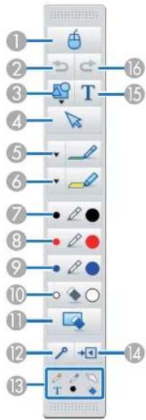 EPSON ELPDC07 - Fonctions de la Barre d'outils Dessin - 2