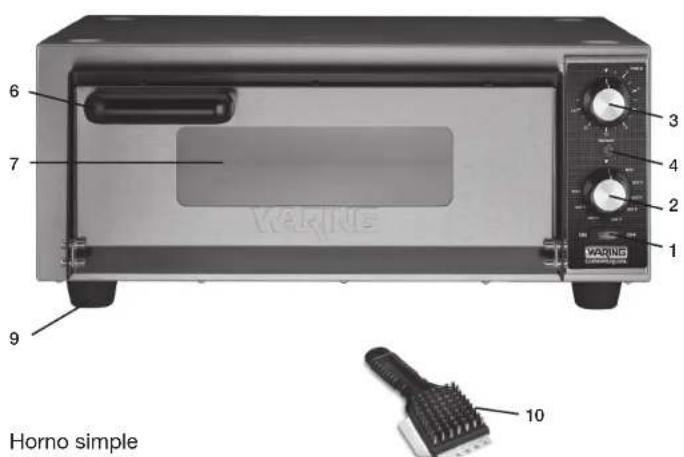 Waring Commercial WPO100 - PIEZAS Y CARACTERÍSTICAS - 1