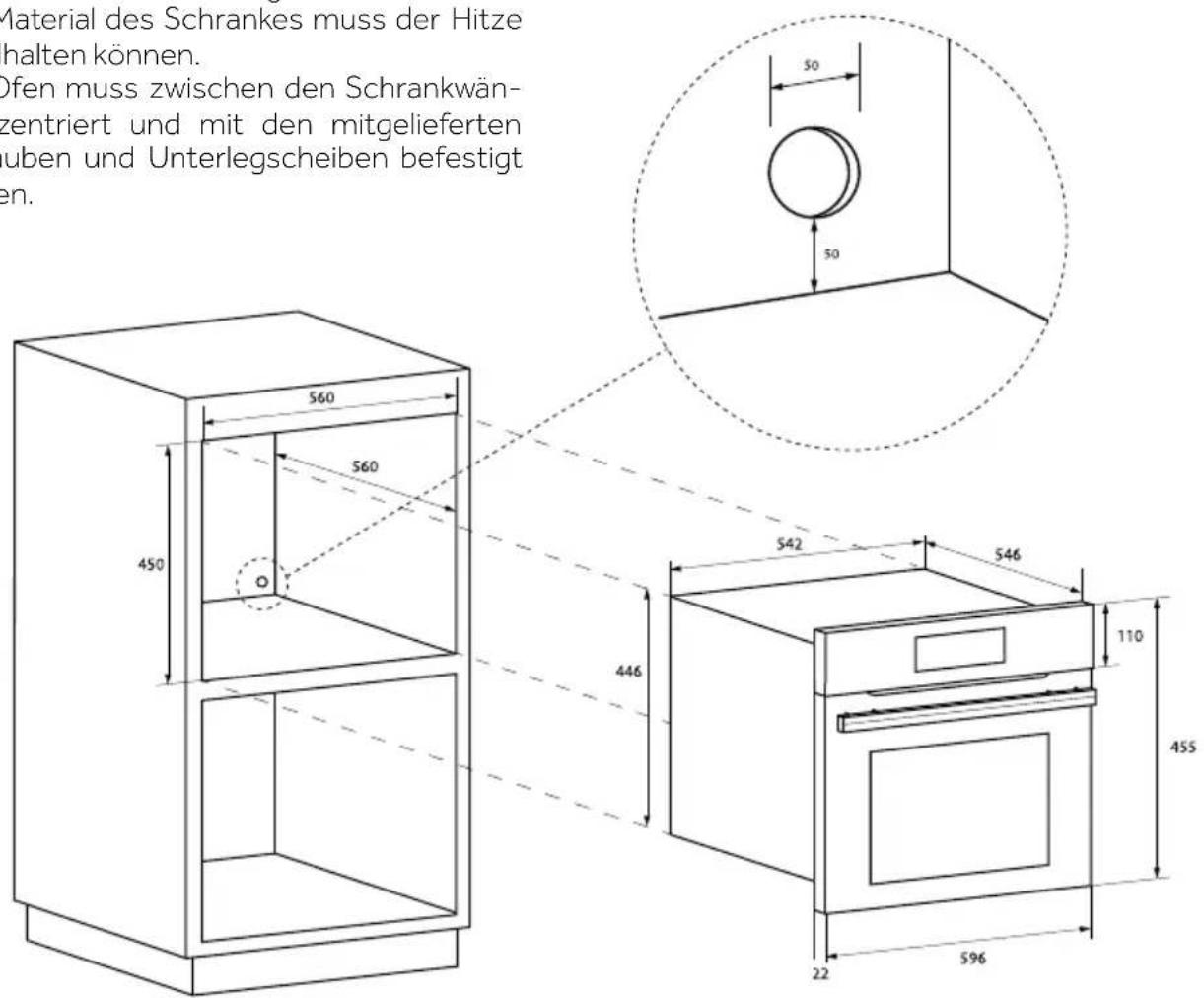 ROSIERES RMC34NSM0 - EINBAU DES OFENS IN DIE KÜCHENZEILE - 1