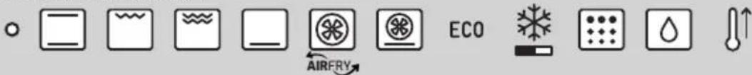 Diagram showing various environmental and safety symbols including icons for air, water, and climate control