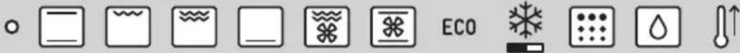 Row of icons representing environmental or ecological symbols including water, climate, and pollution.