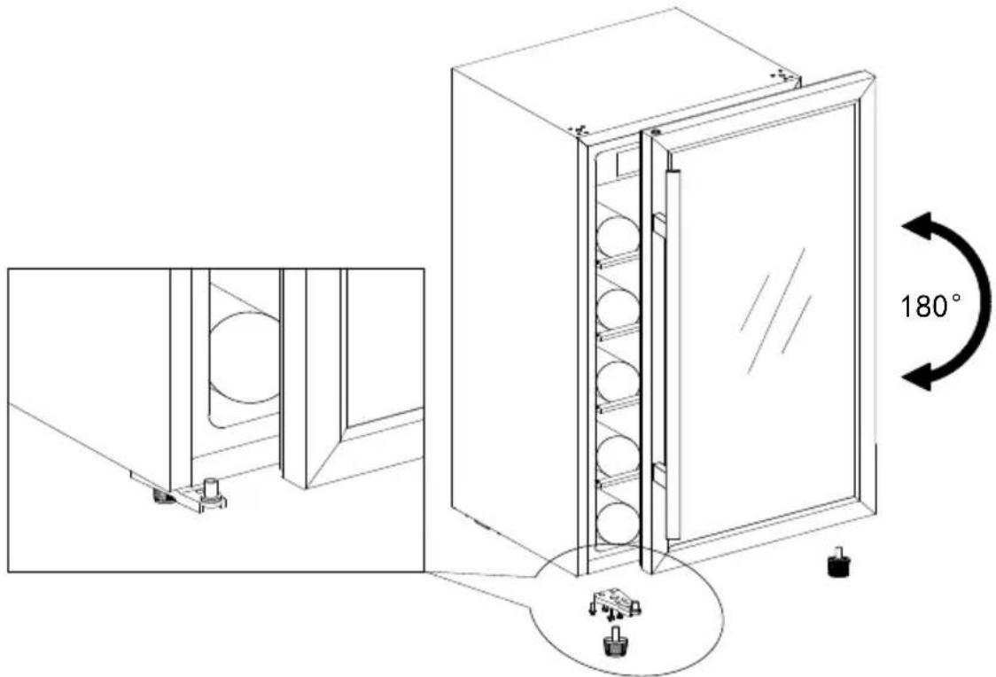 SIGNATURE CUVEES31N - Reversing the door - 2