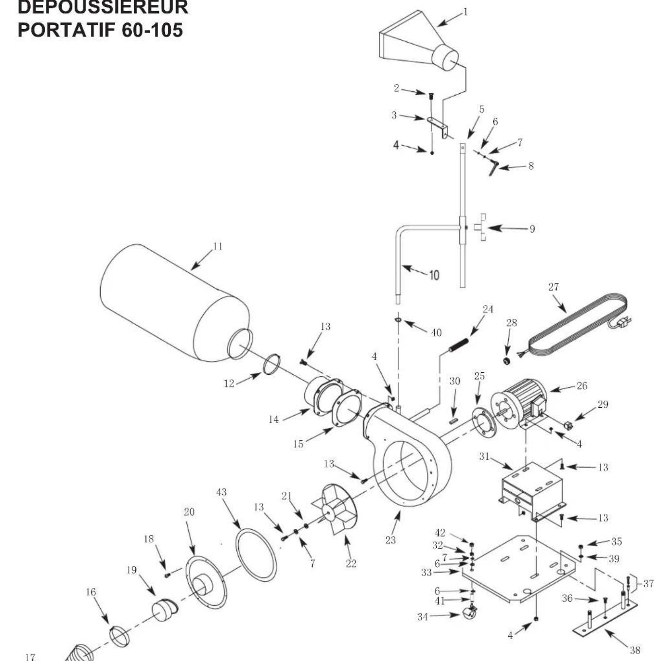 RIKON 60-105 - DéPOUSSIÈREUR PORTATIF 60-105 - 1