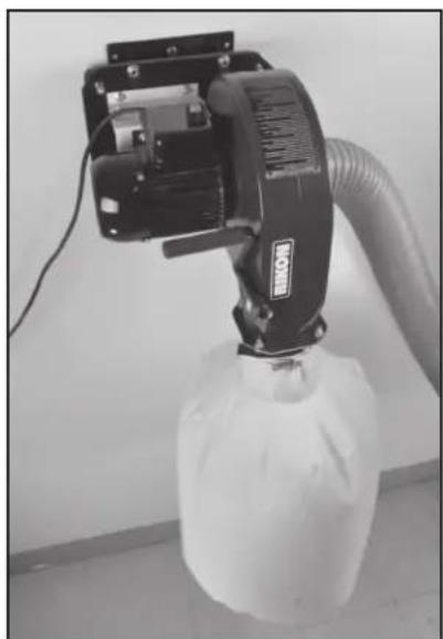 RIKON 60-105 - Dépoussièreur portatif 1HP Avec support mural - 1