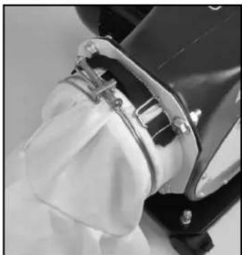 RIKON 60-105 - INSTALLATION DU SAC DE FILTRATION SUR LE DÉPOUSSIÈREUR - 4