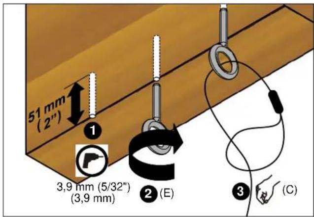 EPSON ELPMBP06 - Estructura de cielo raso para madera - 2
