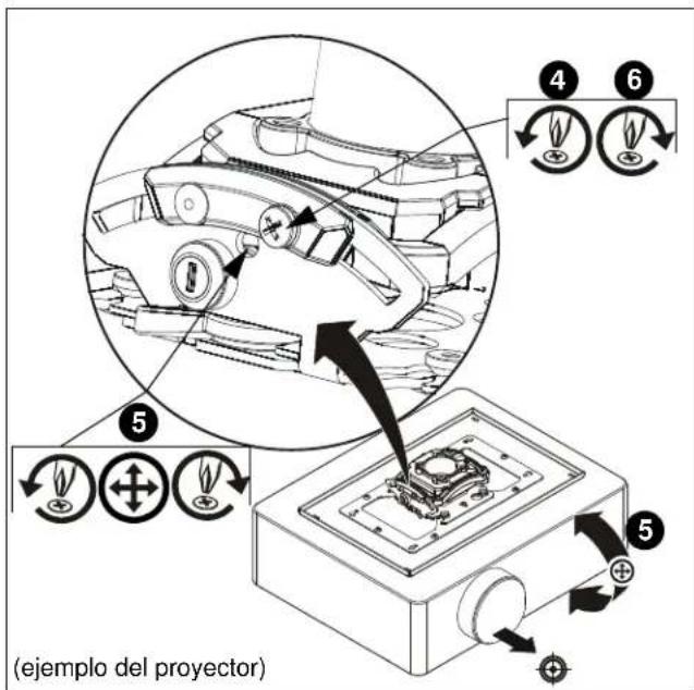 EPSON ELPMBPRH - Ajuste de la inclinacion (Consulte la Figura 8) - 1
