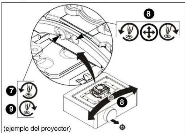 EPSON ELPMBPRH - Ajuste del balanceo (Consulte la Figura 9) - 1