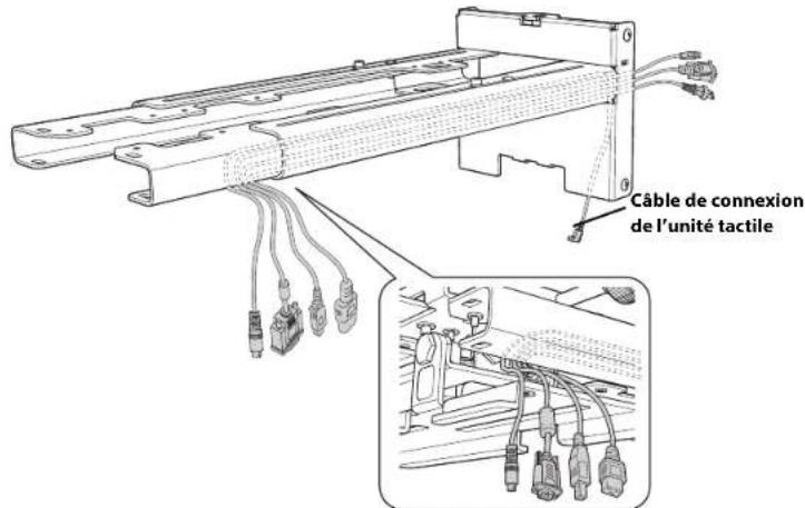 EPSON ELPMB53 - Déterminez la distance de projection et retirez la glissière du bras de montage. - 2
