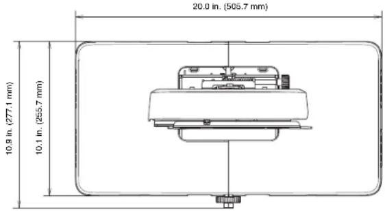 EPSON ELPMB53 - Wall plate cover - 1