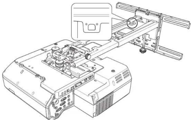 EPSON ELPMB53 - Connect the power cord and other cables to the projector - 1