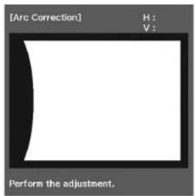 EPSON ELPMB53 - Correcting the Image Shape on a Curved Screen - 4