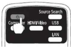 EPSON ELPMB53 - Mettez le projecteur sous tension - 1