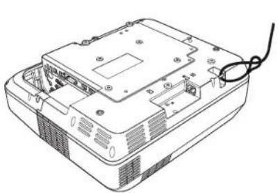 EPSON ELPMB53 - Attaching a Security Cable - 1