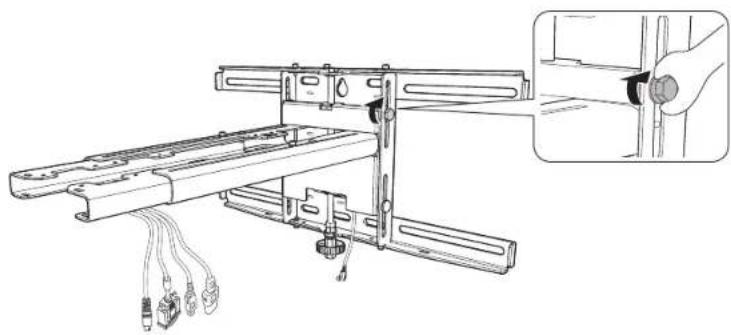 EPSON ELPMB53 - Reglez la position du coulissement vertical du bras - 2