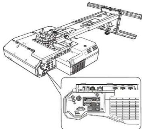 EPSON ELPMB53 - Adjustment from 3-axis adjustment unit installation position - 2